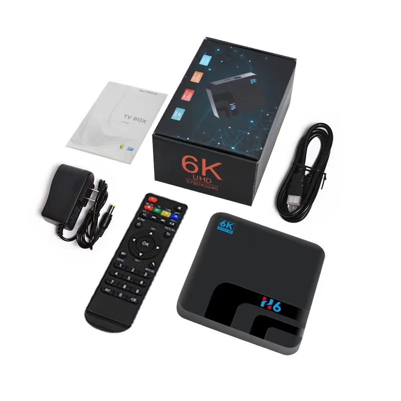 Шаблон H6 Android 8,1 Smart tv box 2,4 г Wifi BT 4,0 2 г/4 Гб+ 16 г/32 Гб Allwinner H6 четырехъядерный 6 к 1080 P Android tv box