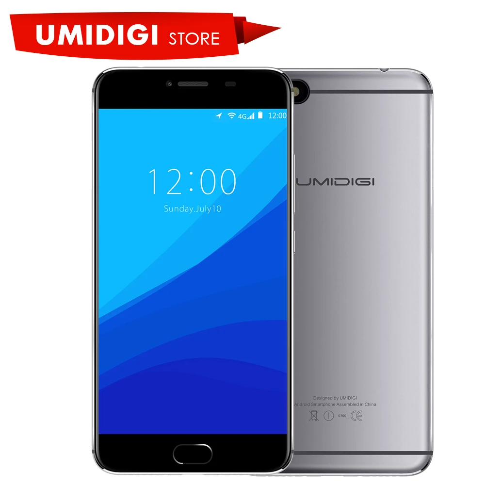 Umidigi C Note 5 5 FHD Smartphone MTK MT6737T 3GB RAM 32GB ROM 3800Mah 1920x1080 Android