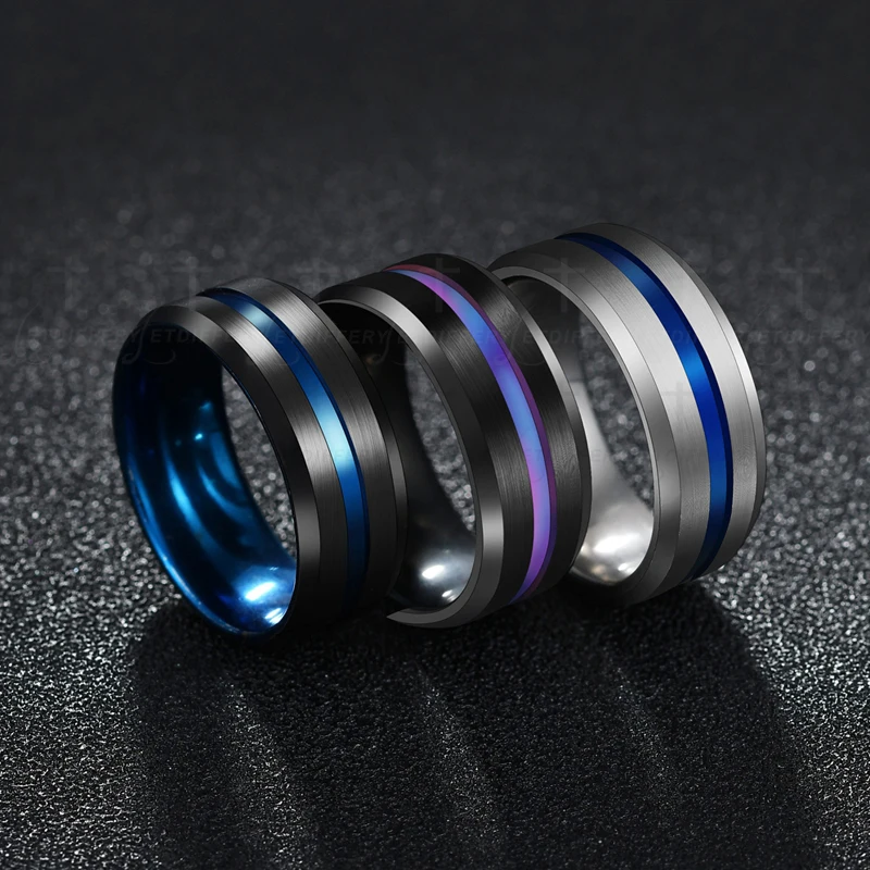 Stainless Steel Midi Rings For Men Charm Jewelry Finger Ring