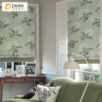 

Included Curtains New Arrival American Environmental Rural Cotton Roman Shade Blinds The Finished Curtain free Shipping