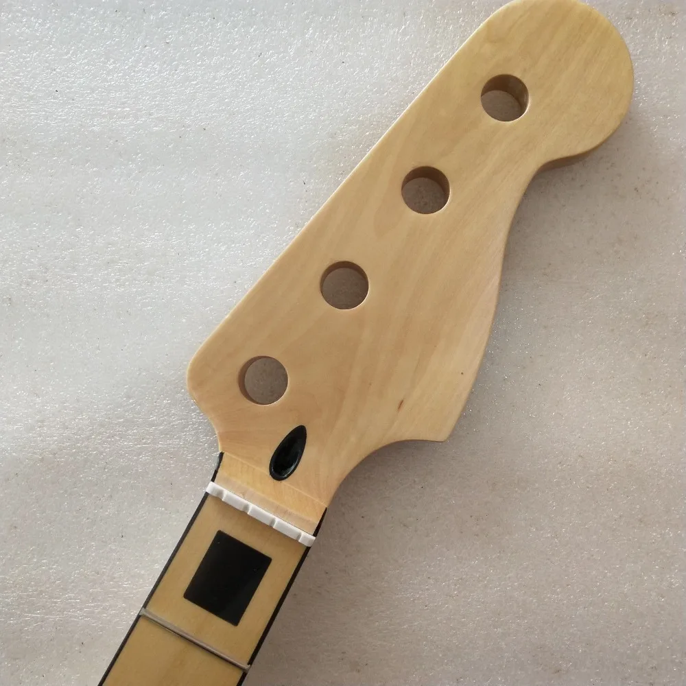 Black Block Precision/p Bass Style 4 String 20 Fret Maple Bass Neck