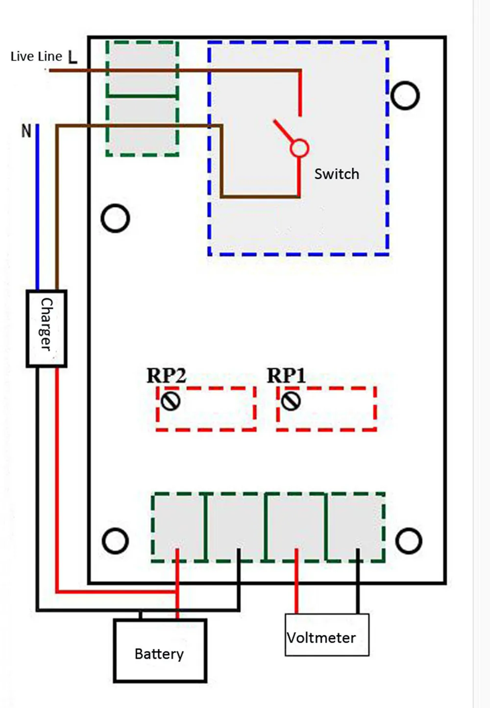 12V контроль зарядки аккумулятора XH-M601 интеллектуальное зарядное устройство Панель управления питанием автоматическая зарядка