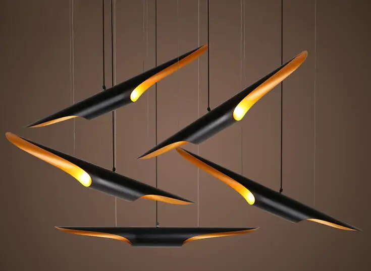 

A1 Designer creative bamboo Pendant Lights cafe bar hotel bedroom restaurant simple modern personality Pendant lamps FG591