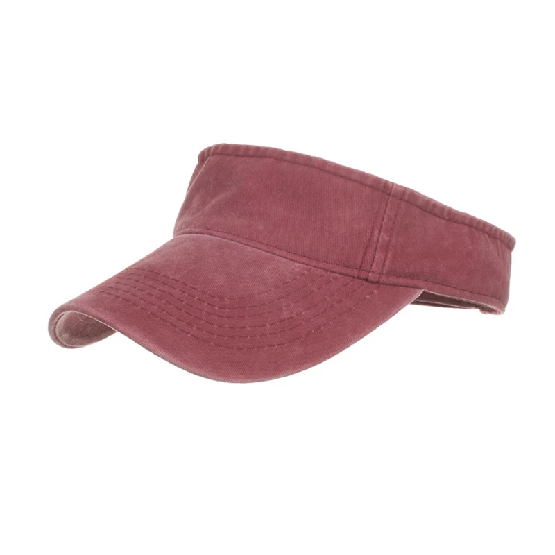 

Cotton Solid Color Unisex Sun Hats Men's Outdoor Shade Thin and Light Caps Women's Summer Beach Street Visor Wholesale Hat TY03