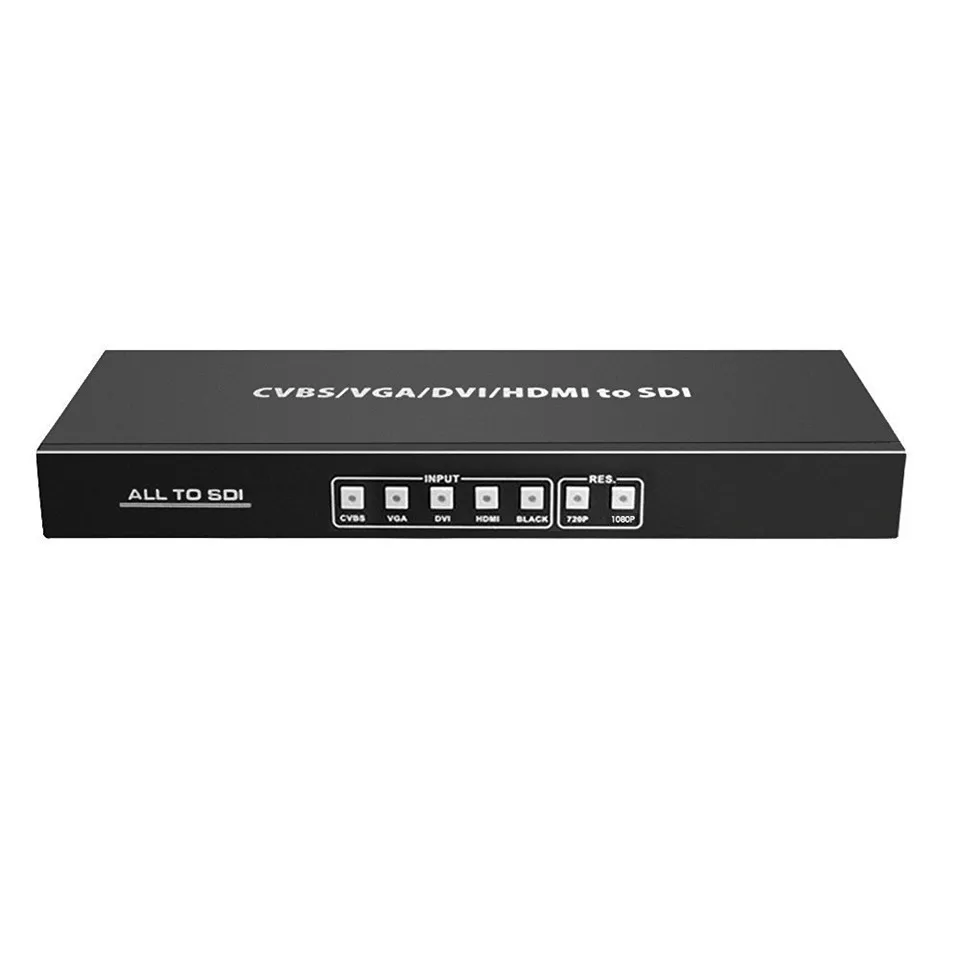 

Free shipping ALL to SDI Scaler Converter Composite VGA DVI HDMI CVBS to 3G SDI switcher Level of radio film and television