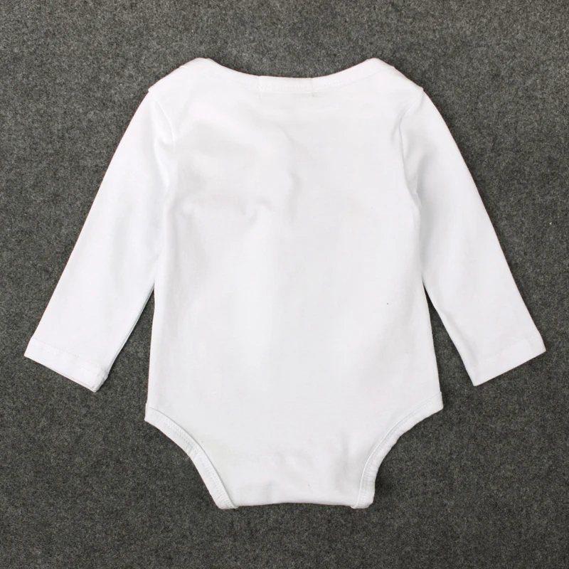 Симпатичные джентльмен одежда для маленьких мальчиков белая Новорожденные свадьба одежда комбинезоны для малышей с длинными рукавами и комбинезон; боди для новорожденного для детей на возраст от 4 до 24 месяцев
