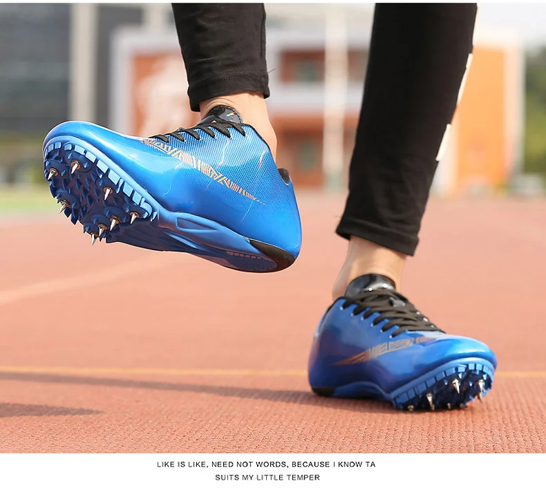 Мужская и женская обувь с шипами, Легкая Мужская обувь для бега, для тренировки прыжков, для тренажерного зала, зеленый и оранжевый цвета, мужские кроссовки, спортивная обувь