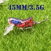 1Pcs 45mm 3.5g Insect fishing lures road simulation grasshopper fishing bait squid Hard Artificial baits Bass Lure Fishing Tackl ► Photo 3/6