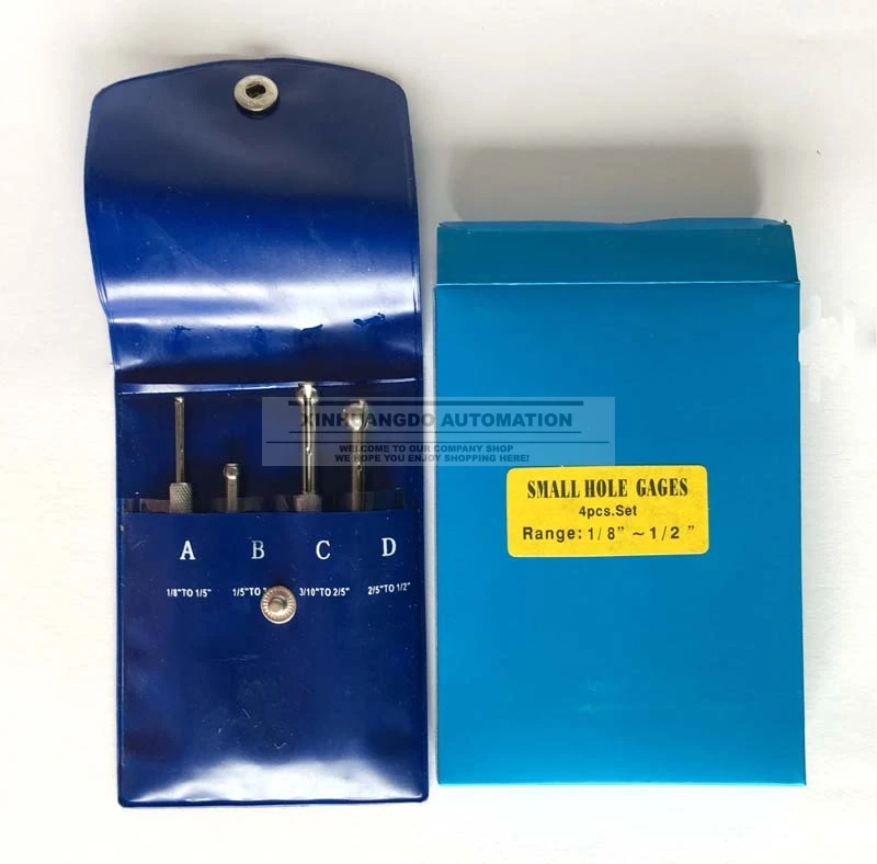 4 SMALL HOLE GAUGE Telescoping Gauges SET FULL BALL TYPE GAUGE .125 .5