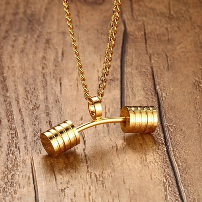 Par de pendientes de mancuernas postes de acero de titanio hombre mujer moda marea Joyería Regalo