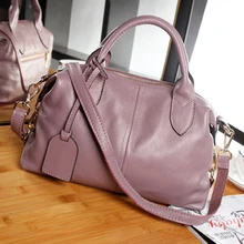 Настоящая коровья кожа, женская сумка из натуральной кожи, сумка на плечо, высокое качество, дизайнерская Роскошная брендовая Бостонская сумка через плечо, сумки