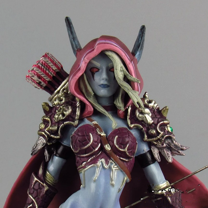 Детские игрушки 14,5 см WOW Sylvanas Windrunner стрельба из лука королева ПВХ фигурка модель с базой коробка коллекция мальчик игрушка Подарки на день рождения