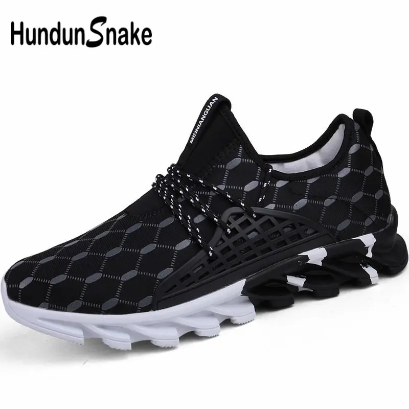 

Hundunsnake Big Size Running Shoes Men Sneakers Male Sports Shoes Men Sport Shoes Training Outdoor Krasovki Men 2019 Black B-024