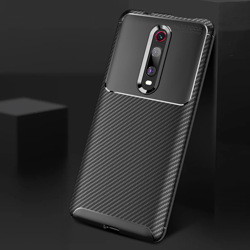 Мягкий ударопрочный углеродный чехол Mi 9T для Xiaomi Pro силиконовый из ТПУ Redmi K20
