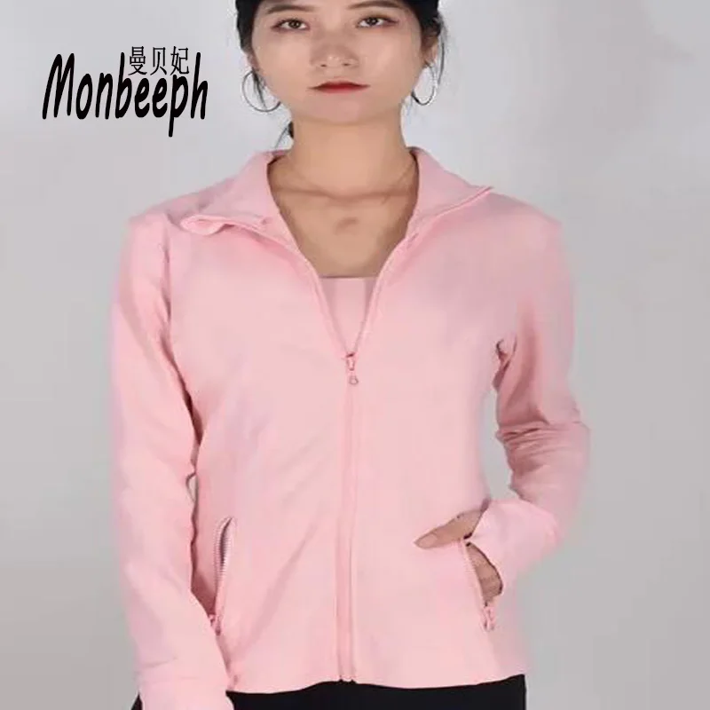 2018 MONBEEPH جديد الإناث الأساسية جاكيتات جاكيت زيبرا النساء عارضة الإناث سترة معطف