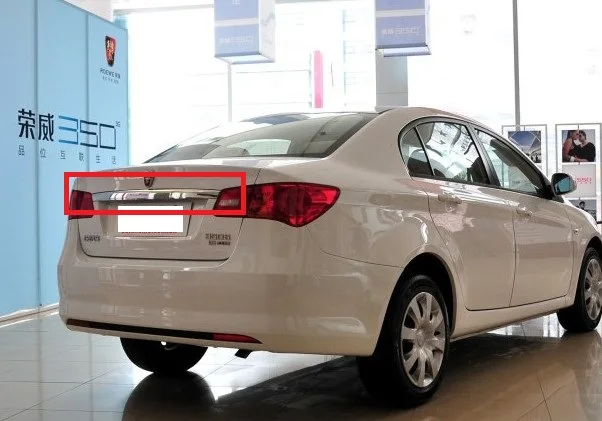 2 модели обшивки багажника серебристого цвета для китайских SAIC ROEWE MG 350 2010-2012 автозапчасти