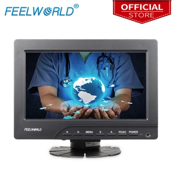 

Feelworld FW669AHT 7 Inch 800x480 TFT LCD Touchscreen Monitor with HDMI VGA Video Audio Inputs Bracket 7" 1080P LCD Monitors