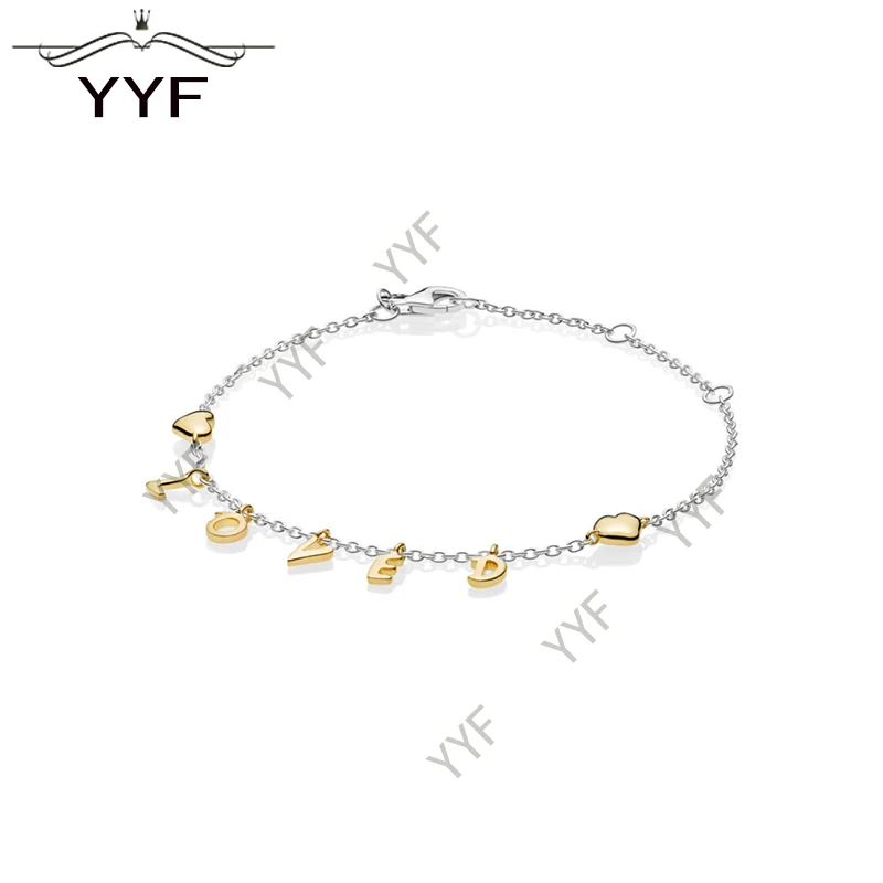 YYF оригинальный 100% чистого серебра honeymook браслет 925 серебряные подвески Ювелирное