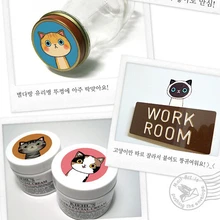 240 шт./лот прекрасные статуэтки котов круглые наклейки чашка подарок запечатывание коробки наклейка выпечки посылка cake box украшения