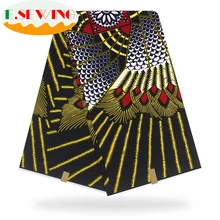 ESEWING Высококачественная африканская восковая ткань с принтом хлопок Анкара швейный материал для платья Анкара восковая ткань с принтом 6 ярдов