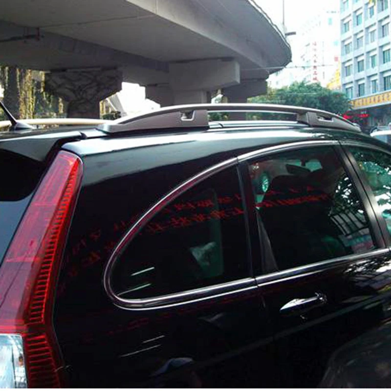 لهوندا CR-V CRV 2007 2008 2009 2010 2011 الألومنيوم سبيكة حامل سقفي سياج جانبي القضبان في الهواء الطلق السفر الأمتعة 2 قطعة سيارة التصميم لهوندا CR-V CRV 2007 2008 2009 2010 2011 الألومنيوم سبيكة حامل سقفي سياج جانبي القضبان في الهواء الطلق السفر الأمتعة 2 قطعة سيارة التصميم