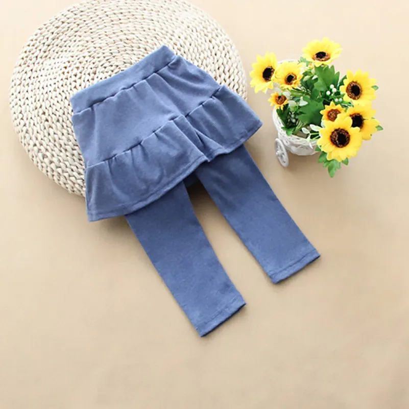 Girl Legging Skirt-pants Cake Skirt Baby Girl Spring Autumn Warm Leggings Children's Girls Skirt Pant Bootcut5