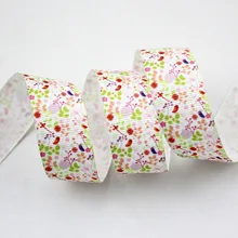 Изготовленный На Заказ BIRDprinted grosgrain ленты полосы ленты 9 мм-75 мм 10/25/50 ярдов свадебные декоративные ленты для рукоделия лямки