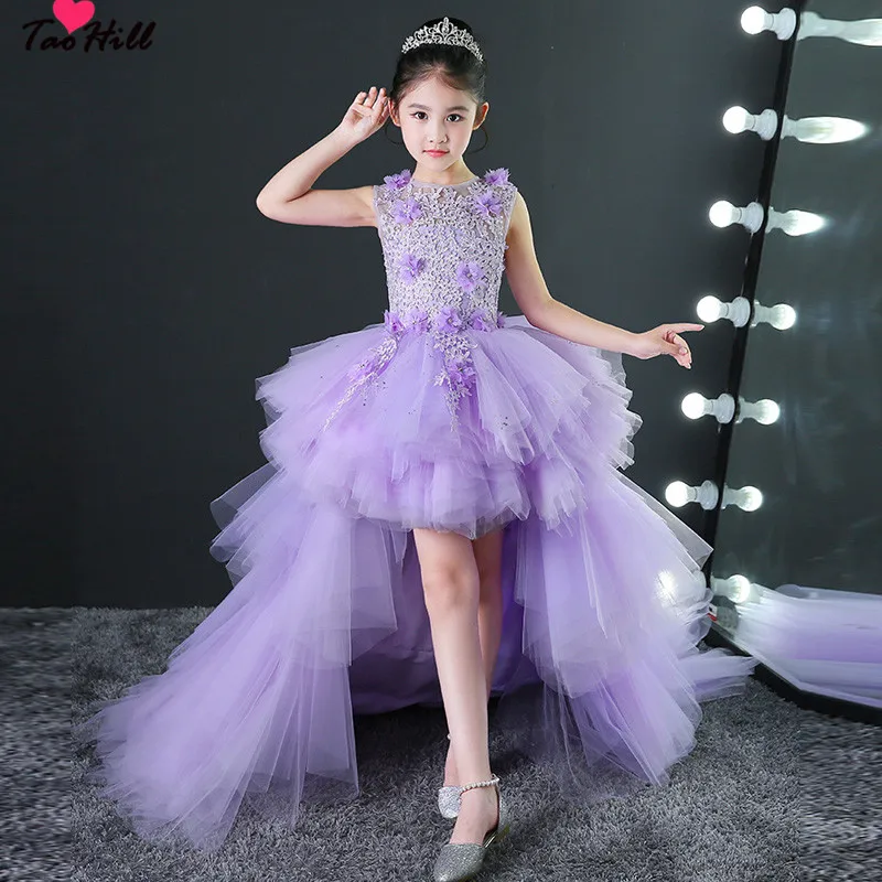 flower girl dresses violet