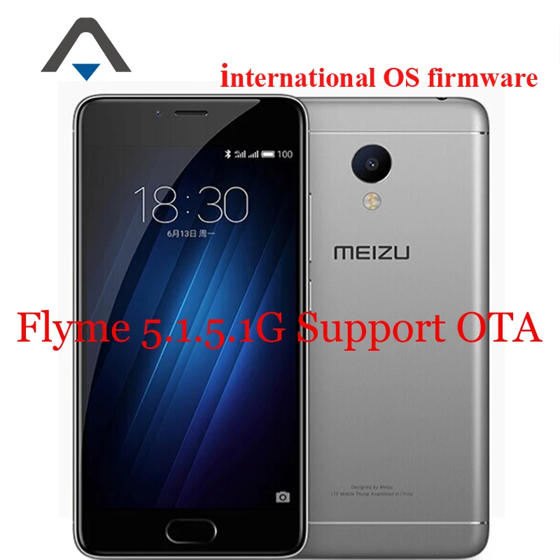  Original Meizu M3S Mini 4G LTE Mobile Phone 5.0" 2.5D Glass MT6750 Octa Core 3GB RAM 32GB ROM 13.0MP 3020mAh GPS Fingerprint ID 