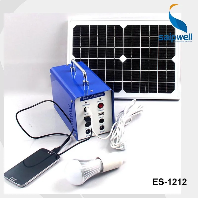 Saipsaipwell High Quality 12v Portable Solar System