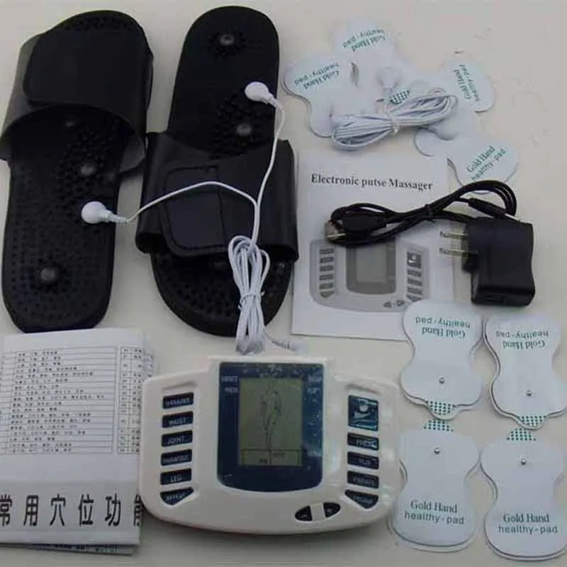 JR-309A Multi-functional Digital Electrical Tens Acupuncture Therapy Massager Slimming Body Stimulator Machine + therapy slipper JR-309A Multi-functional Digital Electrical Tens Acupuncture Therapy Massager Slimming Body Stimulator Machine + therapy slipper