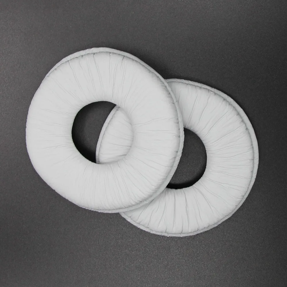 1 Pair White High Quality Soft Headphone Ear Pads Cups Cushion