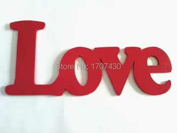 

Standing White LOVE Decorative Wooden Letter Wedding props LOVE White Love Letters