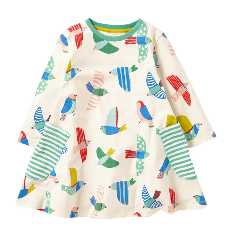 NEWEST Bird Girl Dress Kids Clothes Party Dresses for baby girls