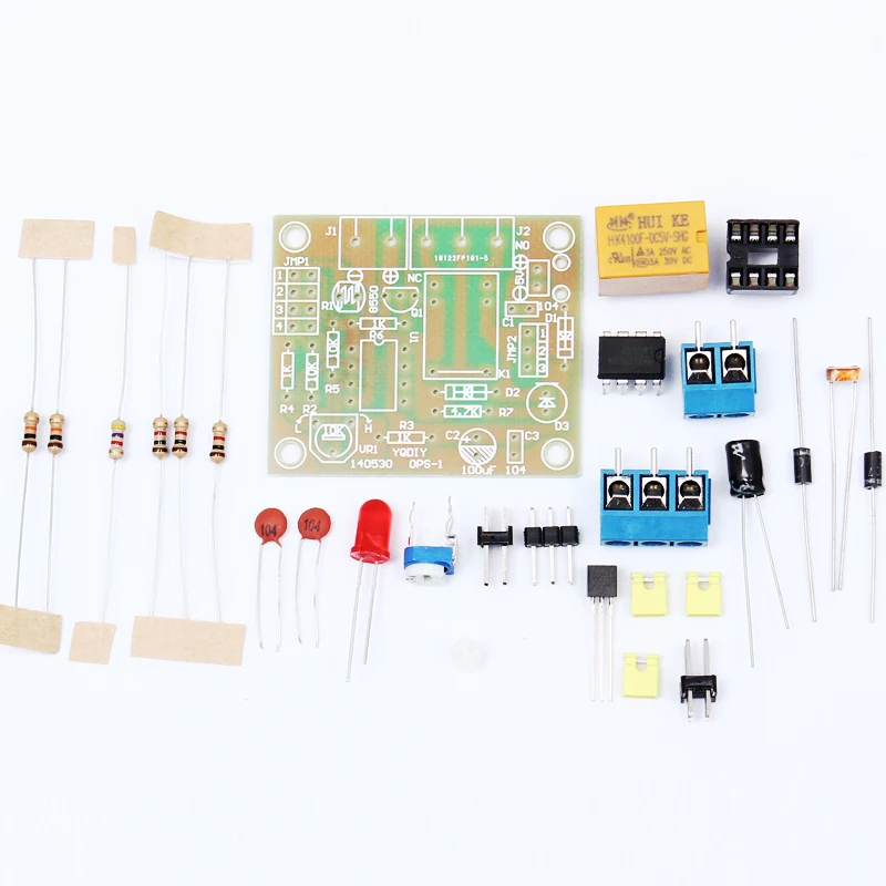 LM393 электронный DIY комплект светильник управляемый переключатель комплект светильник светочувствительный триггер выходной режим модуль Забавный DIY комплект