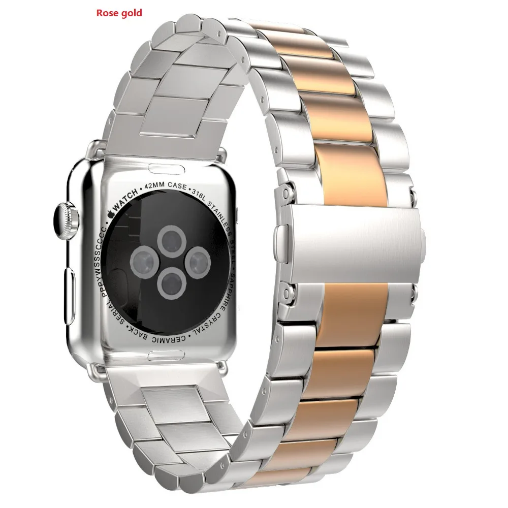 Mini Smile Stainless Steel Watch Band for 42mm APPLE WATCH