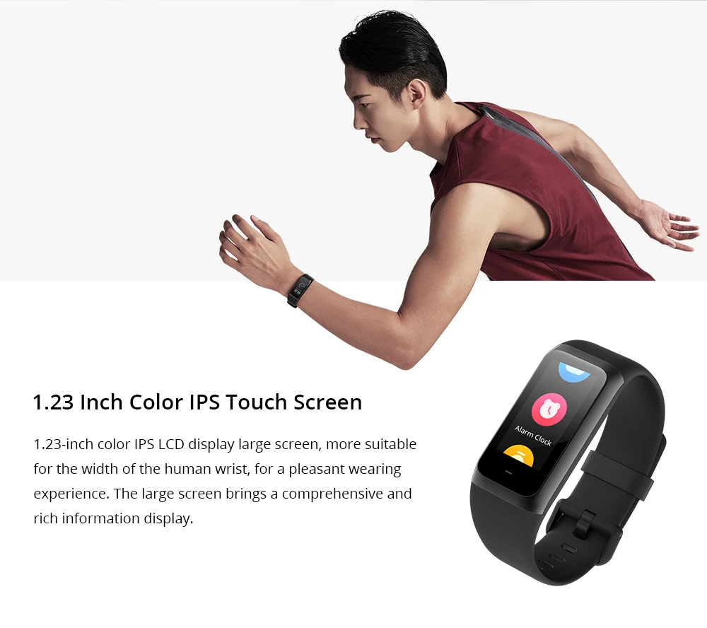 Новейшая английская версия Xiaomi Huami Amazfit Cor 2 5TM водонепроницаемый 2.5D цветной ips экран Midong умный браслет 2 для Android iOS