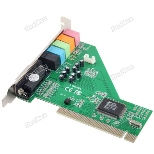 dealbox Approving! New PCI 6-Channel 5.1 Surround C-Media Midi Port Game 3D Audio PC Sound Card Practical! |