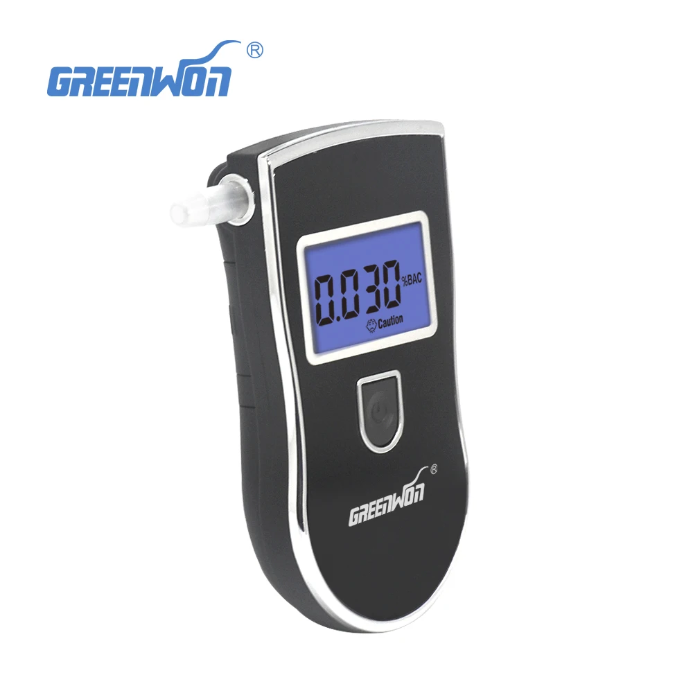 5 PCS/2019 حار مبيعات المهنية الشرطة الرقمية GREENWON 818 الكحول اختبار التنفس الرقمية فاحص نسبة الكحول في النفس Freeshipping
