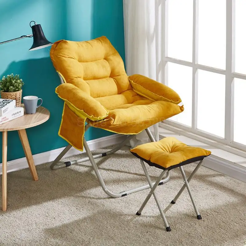 Шезлонг, компьютерное кресло, одноместный диван, стул для отдыха, складной домашний спальня, современный простой балкон, подъемный стул - Цвет: fy11