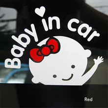 Baby On Board Baby In Car Sticker Waterproof Reflective Car Decal Rear Windshield Door Window Warning Auto Decal