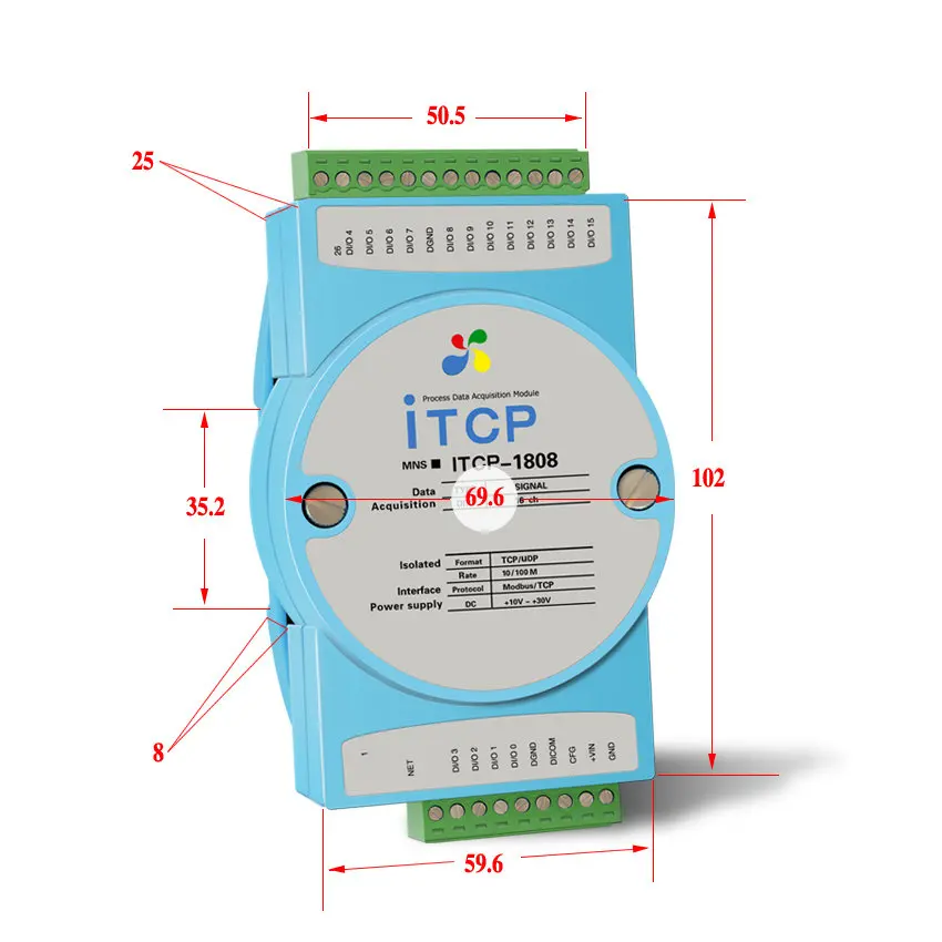 Переключатель Вход и Выход для TCPIP Ethernet импульсный сигнал 485 приобретение частота