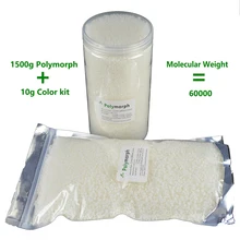 1500g PCL + 10g color pigmentos Moldeable Plástico Polimorfo plastimakeShape Shifter Cosa termoplástico para tallar