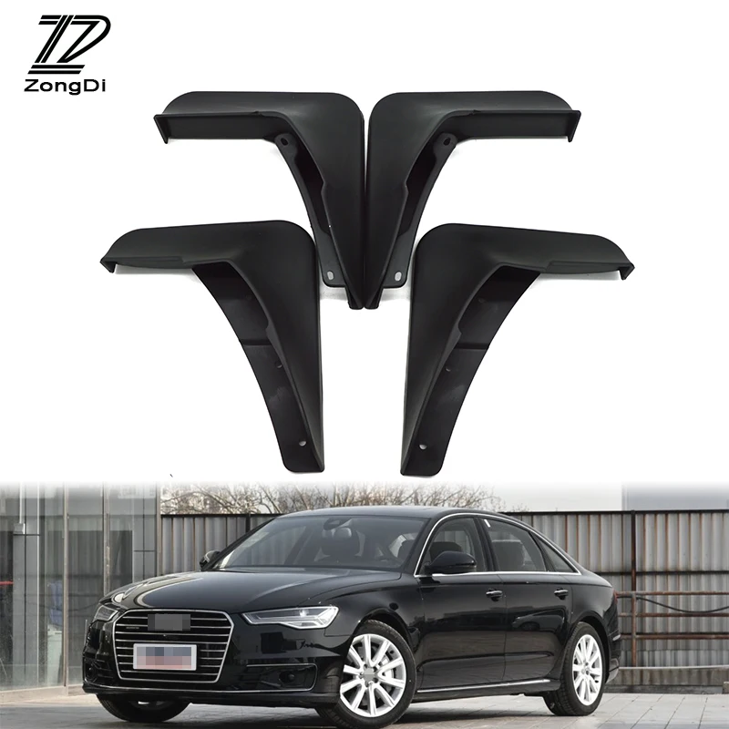 Автомобильные передние и задние брызговики ZD для Audi A6 C5 C6 C7 Sedan 1998 2015 2016 2017 2018