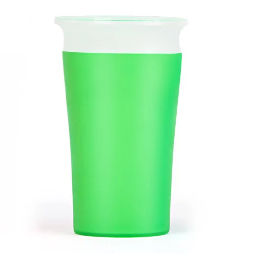 AAG детские чашки 360 градусов Дети обучения питьевой чашки BPA бесплатно PP герметичные волшебные чашки с ручкой детская бутылка для воды чашка 30 - Color: MAAG409-2green