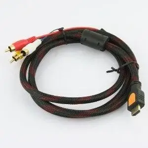EastVita 1 5 м 5Ft HDMI к 3 RCA Аудио Видео AV компонентный конвертер адаптер кабель для HDTV