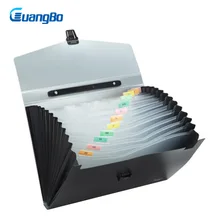 

Guangbo expanding wallet big capacity filing bag document file folder Elastic band Multi-function business office supplies bags