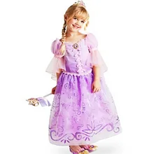 New Summer Enfants Filles Sofia Princesse Robes Enfants Filles de Bande Dessinée Cosplay Partie Robes Halloween Costume Livraison Gratuite