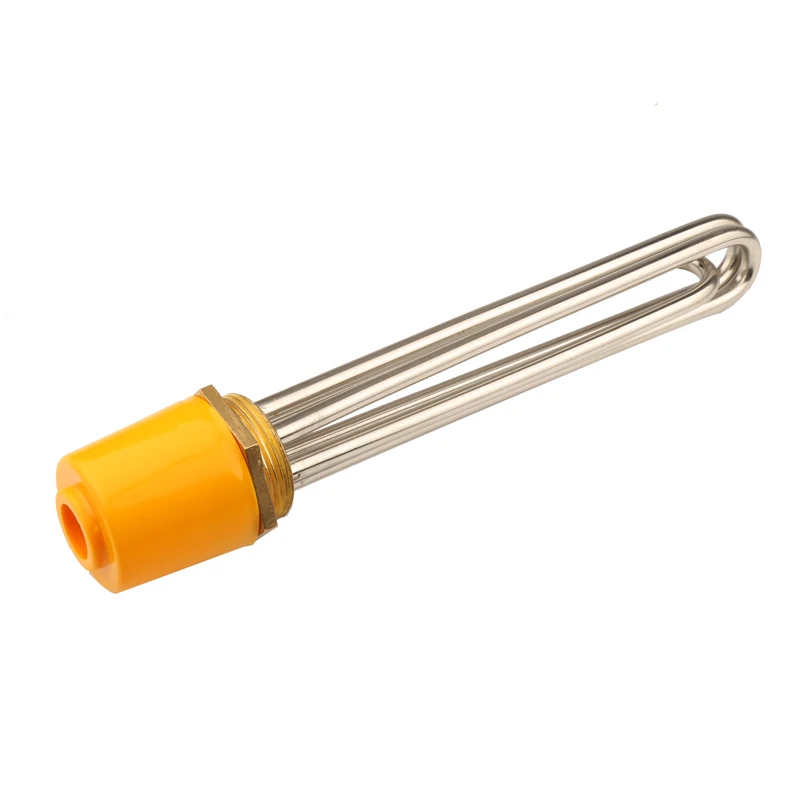 

DN50 2.0" Hex Head 3U Brush Cut Electric Heat Pipe - 58mm Brass Flange for Boiler/Water Dispenser Heating Element