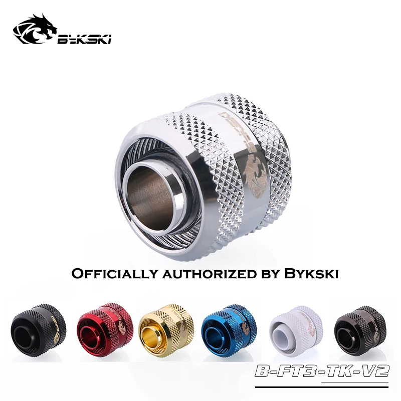 

Bykski B-FT3-TK-V2 G1/4" Hand Compress Connector Fittings For 10*16 10X16mm Soft Tube Flexible Hose Diamond Drain Cooler Heatsin